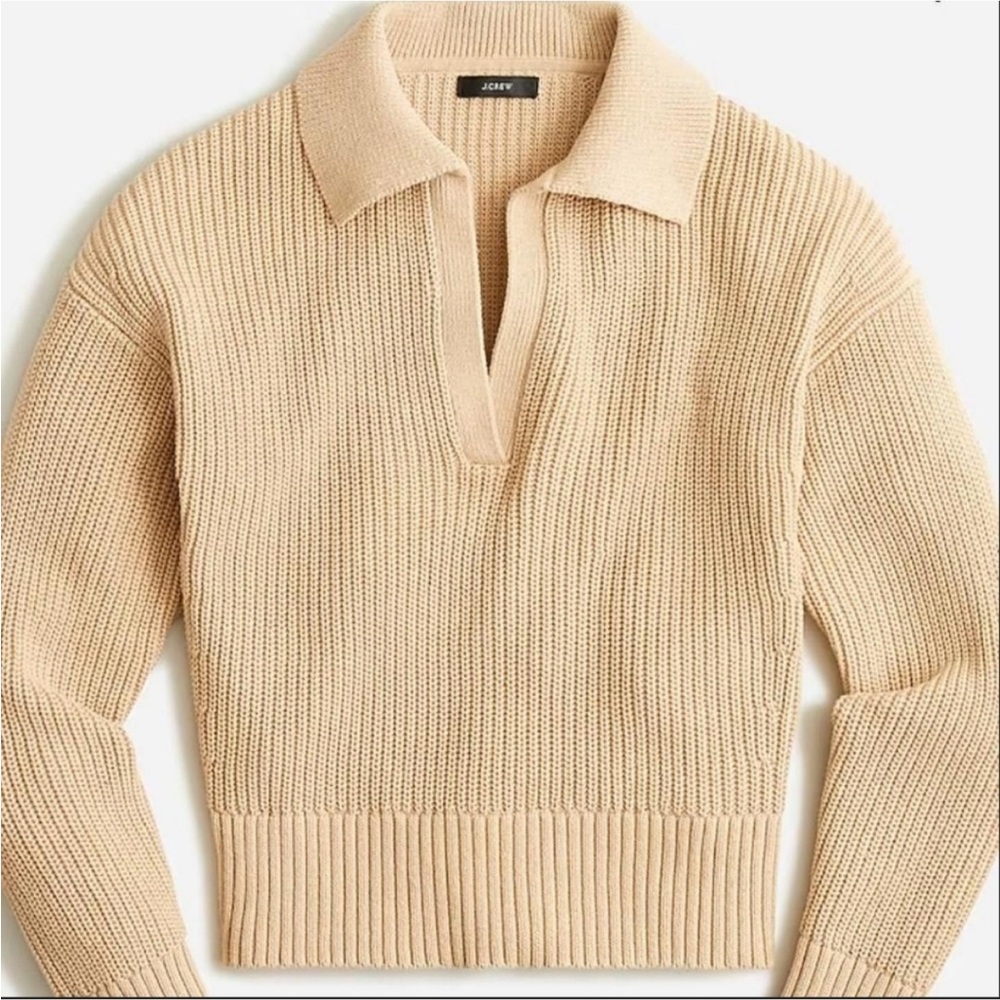 J. Crew Women's Beige V-Neck Sweater